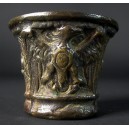 Alter Mittelalter M&ouml;rser aus Bronce mit Adler