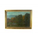 &Ouml;lgem&auml;lde um 1900 - Park Nymphenburg *